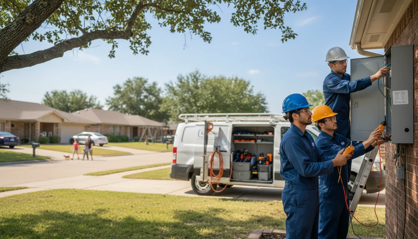 Certified electrician providing emergency electrical services in Cragford, AL